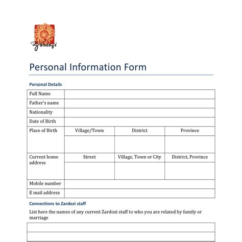 Form 45 Personal Information Formpdf Docdroid