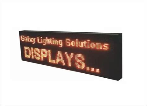 Colored Running Led Display Board At Rs 2200square Feet In New Delhi
