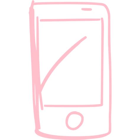 Pink Smartphone 8 Icon Free Pink Phone Icons
