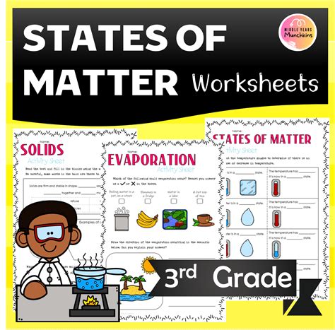 States Of Matter Solids Liquids And Gas Worksheets Made By Teachers