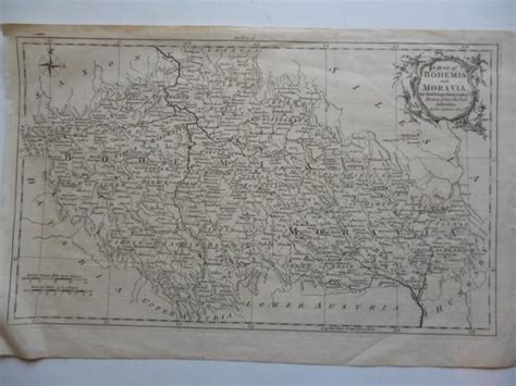 A Map Of Bohemia And Moravia By Kitchin Thos Map Roger Collicott Books