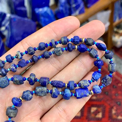 1 Of Gorgeous Ancient Lapis Lazuli Necklace Antique Lapis Etsy