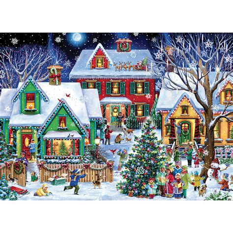 Christmas Houses 1000 Piece Jigsaw Puzzle Spilsbury