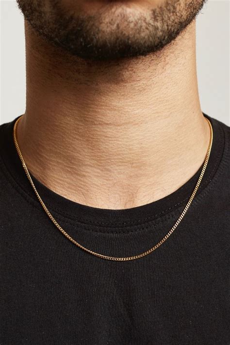 Best Curb Chain 2mm Gold Silver Men S Street Style Jewelry