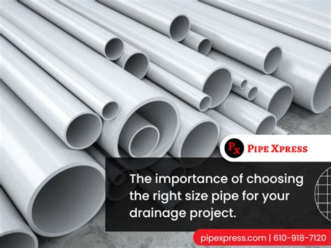 Best Quality 8 Inch Drain Pipe Your Project Pipe Xpress