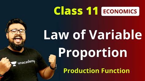 Law Of Variable Proportion Class 11 Economics Term 2 Micro Economics