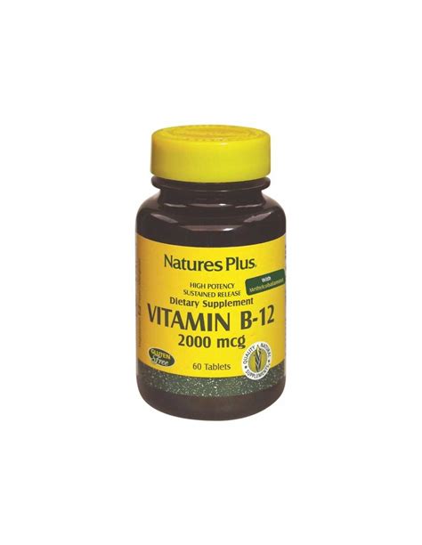 Vitamina B12 2000 Mcg 60 Caps Naturesplus