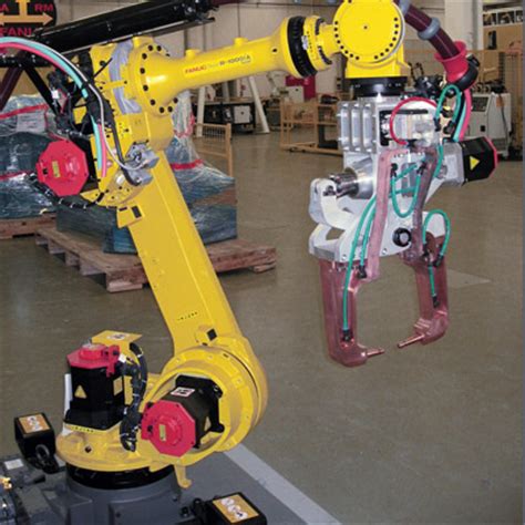 This manual describes how to operate the fanuc robot for spot welding function. FANUC R-1000iA7100F industrial robot