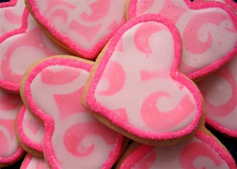 Hearts Pink Cookies Pink Treats Pink Girly Things