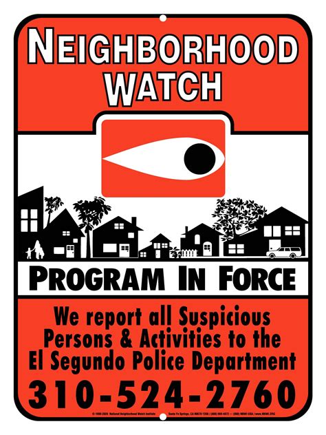 Neighborhood Watch El Segundo Police Department