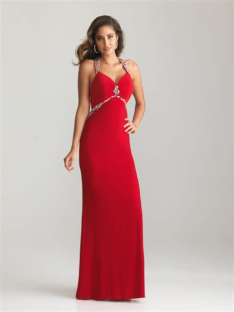 6614f red celebrity prom and evening dresses