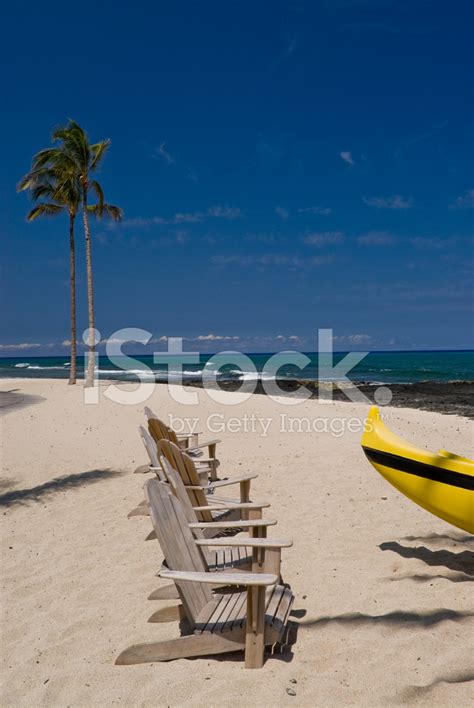 Adirondack Chairs On Beach Stock Photo Royalty Free Freeimages