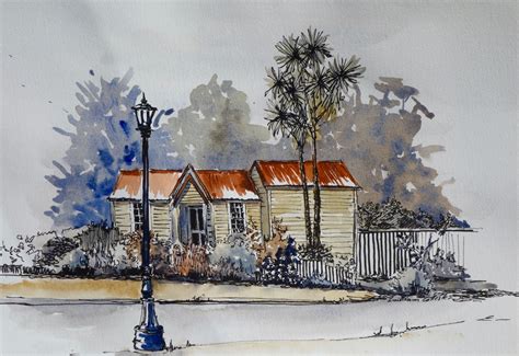 Pen And Wash Quilliams Art