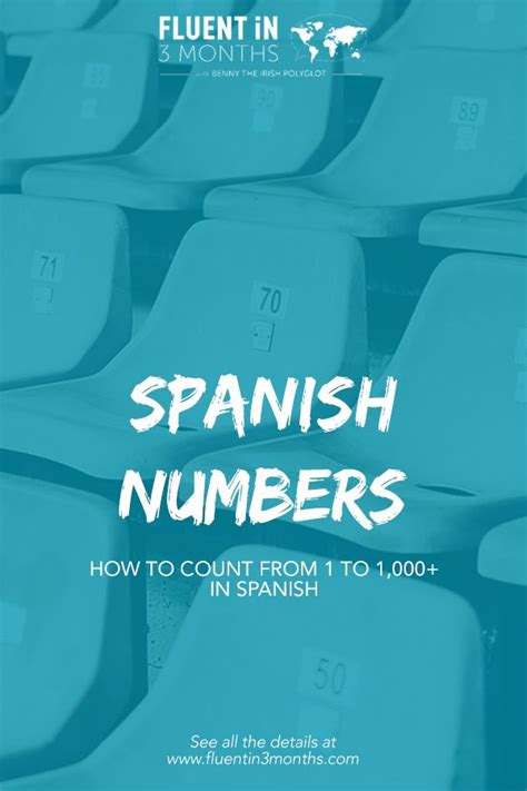 Spanish Numbers How To Count From 1 1000 In Spanish Learning