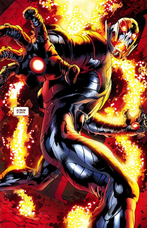 Ultron By Bryan Hitch Comic Book Villains Marvel Villains Marvel