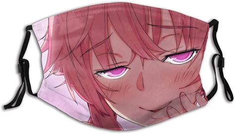 Ahegao Face Cover Adjustable Cloth Madk Reusable Mouth
