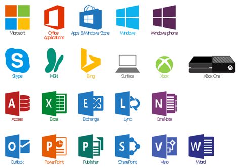 You can get the best discount of up to 50% off. Microsoft software apps icon set, Xbox, XBox One, Word ...