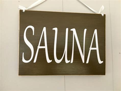 10x8 Sauna Custom Wood Sign Soft Voices Please Therapy Spa Etsy France