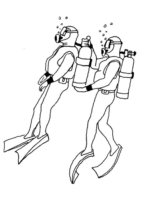 Collection 82 Best Diver Coloring Pages Download And Print For Free
