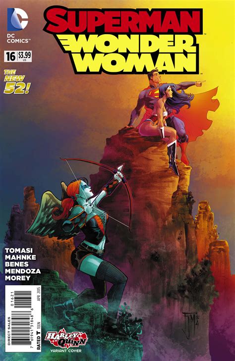 Dec140316 Superman Wonder Woman 16 Harley Quinn Var Ed Previews World