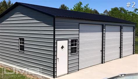 24x40 Side Entry Garage Building Universal Metal Buildings