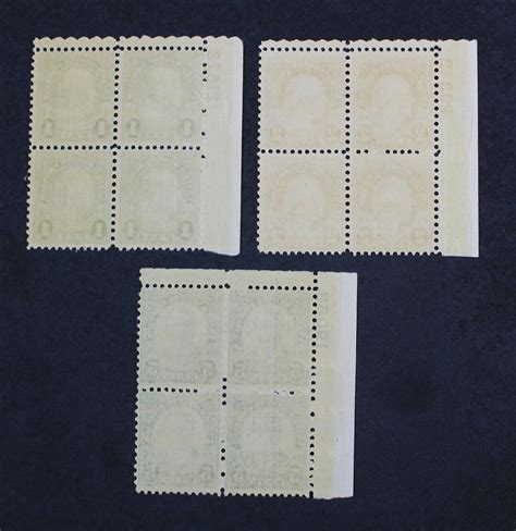 Ckstamps Us Stamps Collection Scott632 634 637 Block Mint Nh Og Ebay