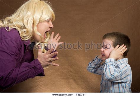 Mother Shouting Girl Stock Photos And Mother Shouting Girl