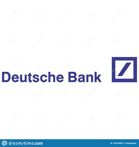 Editorial Deutsche Bank Logo Editorial Photo Illustration Of