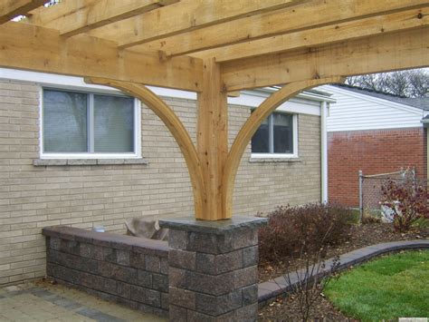 Southeastern Michigan Custom Pergolas Timber Structures Photo Gallery By Gm Construction In