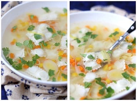 Bouillon aux ravioles de Roman