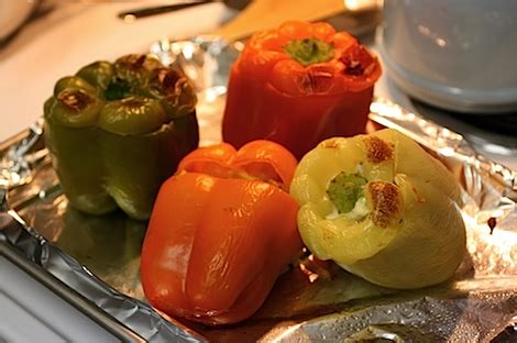 The Chic Life Clean Eating Mag Stuffed Turkey Peppers