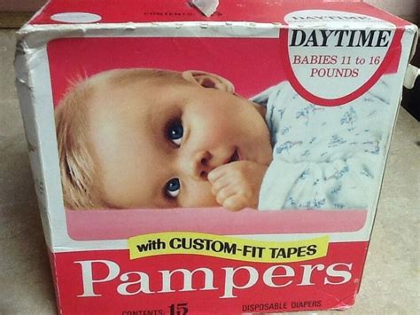 Retro Baby Pampers Diapers Vintage Baby Clothes