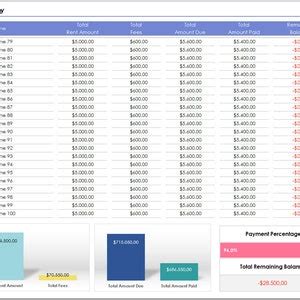 Rent Payment Tracker Landlord Rent Payment Tracker Monthly Rent Tracker Sheet Tenant Rent