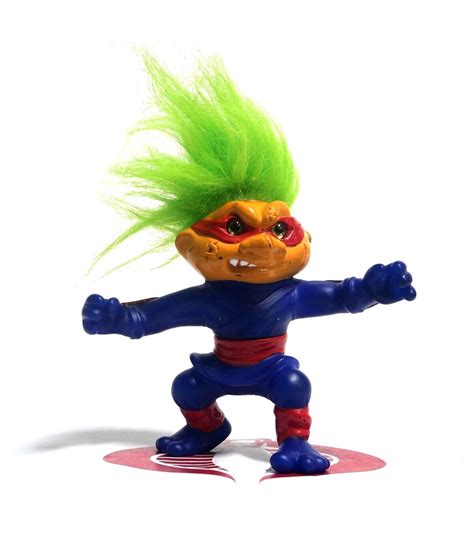 Battle Trolls Action Figure Nunchuck Ninja Troll Hasbro 1992 Ebay