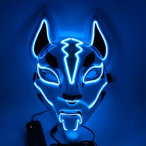 Kitsune Led Mask Blue Purge Mask