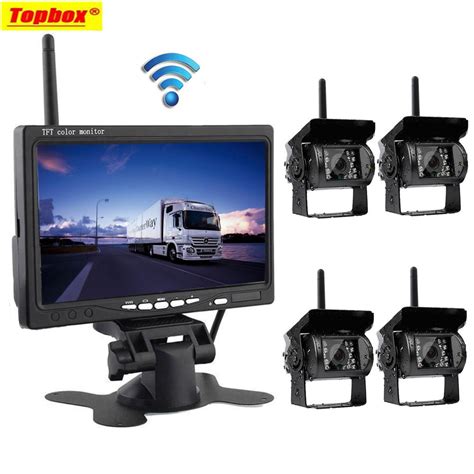 7 Wireless Car Monitor Backup Camera System Rearview Screen 4 Rear