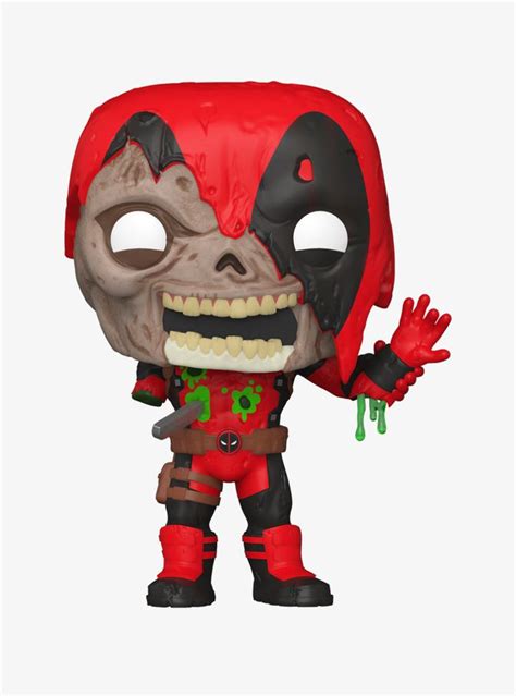 Funko Marvel Zombies Pop Marvel Deadpoolzombie Vinyl Bobble Head In