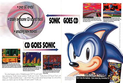 Video Game Ad Of The Day Sonic The Hedgehog Cd Retro Gaming Australia