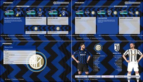 Inter Milan Graphic Menu 2021 For Pes 2017 Pes Patch