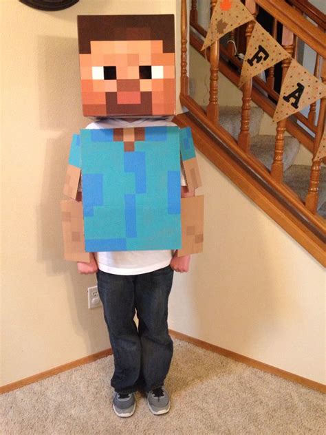 Diy Steve Minecraft Costume