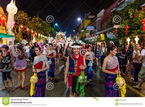 Loi Krathong 2014 Festival In Chiang Mai Thailand Editorial Image
