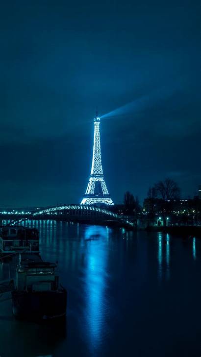 Eiffel Tower Paris Night 4k France Wallpapers