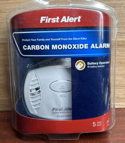 New First Alert Carbon Monoxide Alarm Co400 Battery Operated Loud 85db