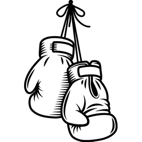 Free Boxing Glove Coloring Pages Sketch Coloring Page
