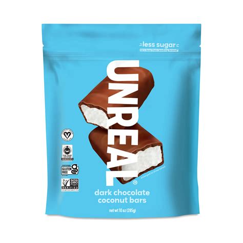 Unreal Dark Chocolate Bars Coconut Value Pack Thrive Market