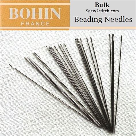 BULK Bohin Beading Needles Long Etsy