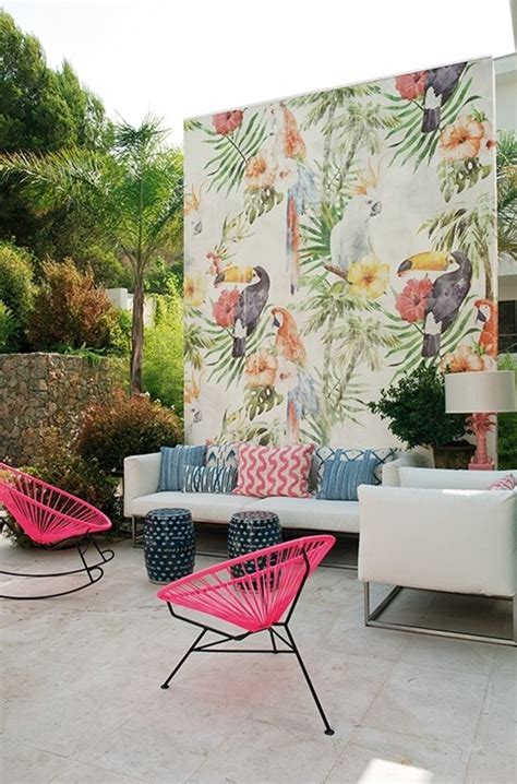 Outdoor Wallpaper Out System By Wall And Deco The Interior Editor