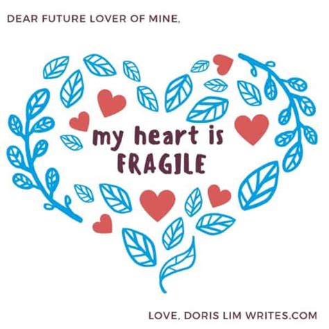 My Heart Is Fragile Please Handle Me With Care Doris Lim Writes