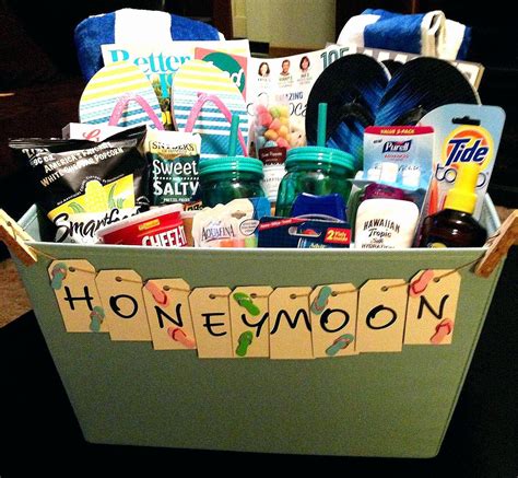 The 23 best wedding gift ideas for all types of couples and budgets. Favorite Basket Raffle Ideas Options | Honeymoon gift ...