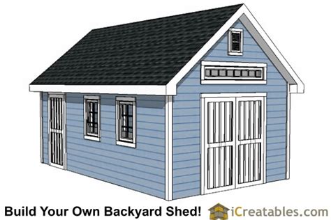 12x20 Shed Plans Easy To Build Storage Shed Plans And Designs 12x20